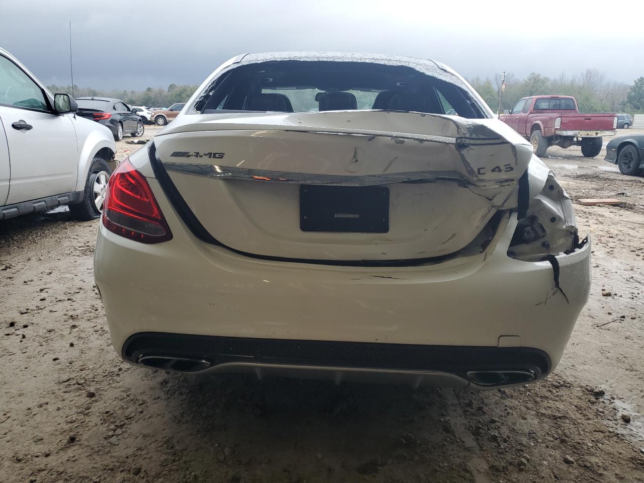 2018 Mercedes-Benz C-klasse VIN 55SWF6EB3JU242434 Copart auction photo, rear end damage thumbnail 6