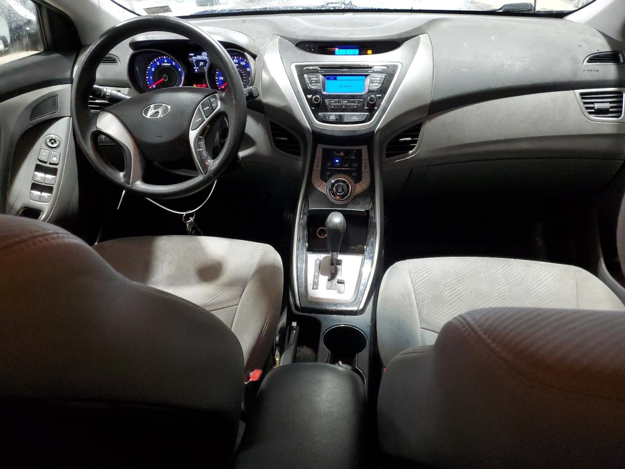 2013 Hyundai Elantra VIN KMHDH4AE5DU656524 Copart auction photo, front end / side damage thumbnail 8