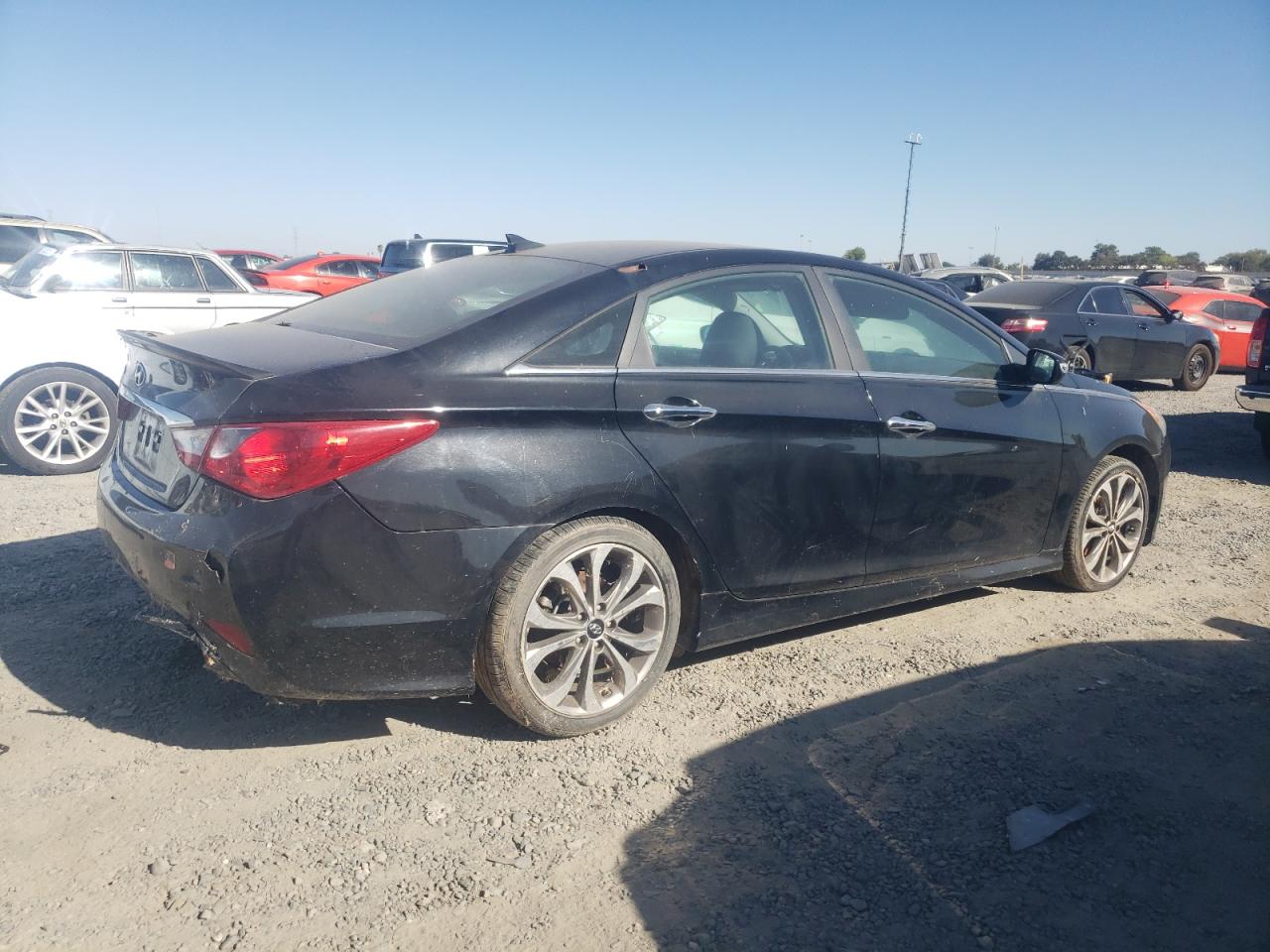 2014 Hyundai Sonata VIN 5NPEC4AC5EH916468 Copart auction photo, all over damage thumbnail 3
