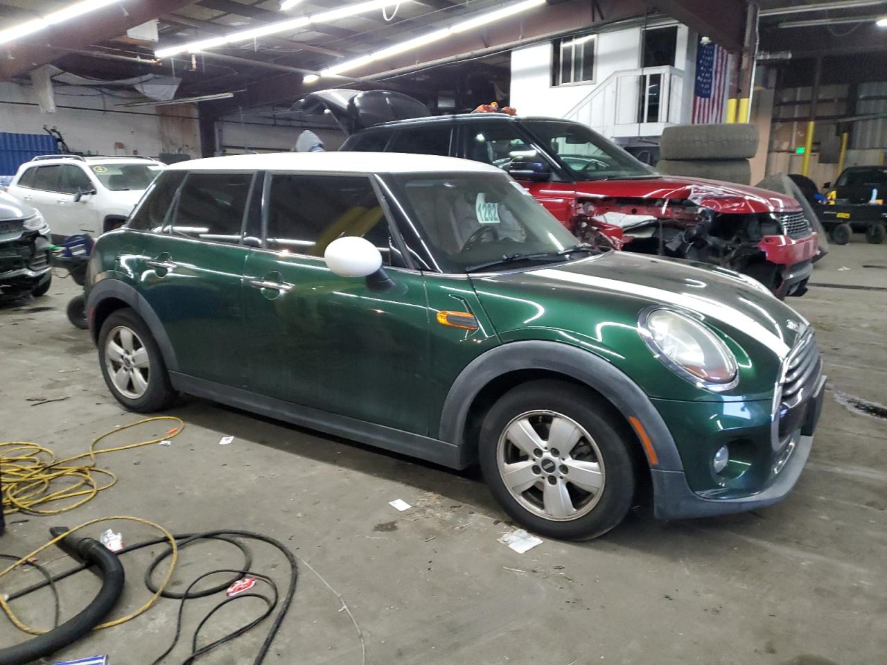 2016 MINI Cooper VIN WMWXU1C52G2D10553 Copart auction photo, side damage thumbnail 4