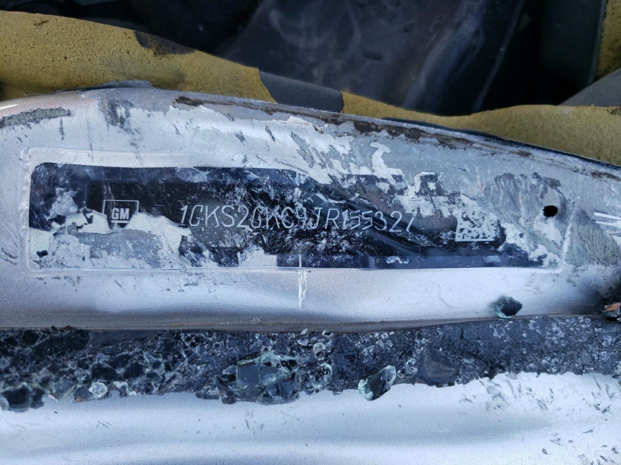2018 GMC Yukon VIN 1GKS2GKC9JR155327 Copart auction photo, all over damage thumbnail 14