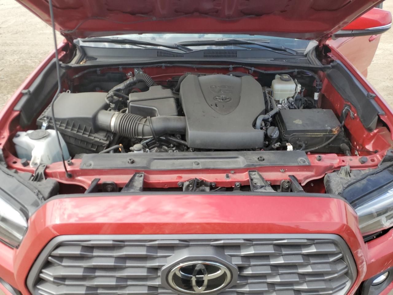 2022 Toyota Tacoma VIN 3TMCZ5AN4NM499724 Copart auction photo, front end / rear end damage thumbnail 11
