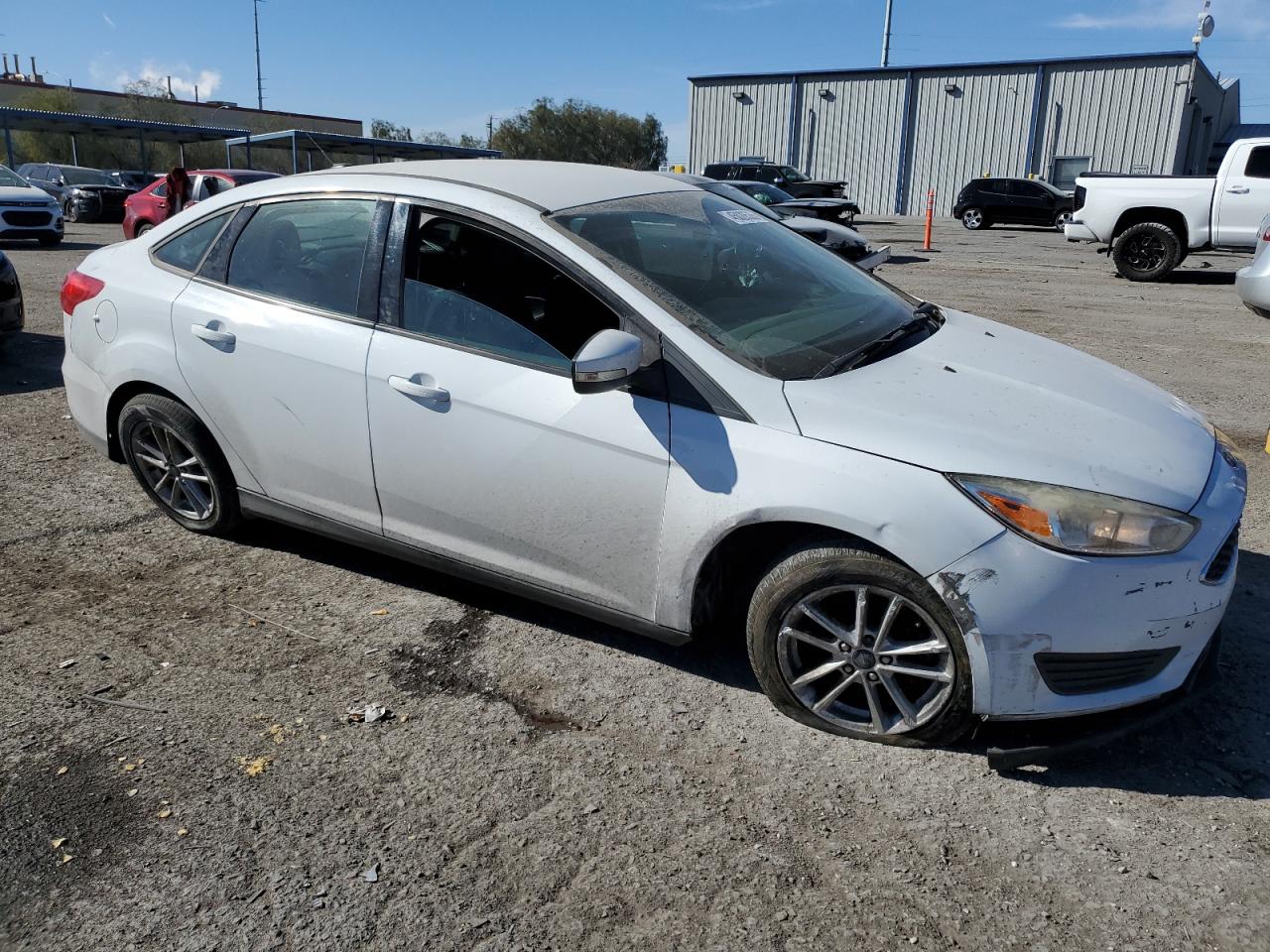 2017 Ford Focus VIN 1FADP3F29HL300093 Copart auction photo, front end damage thumbnail 4