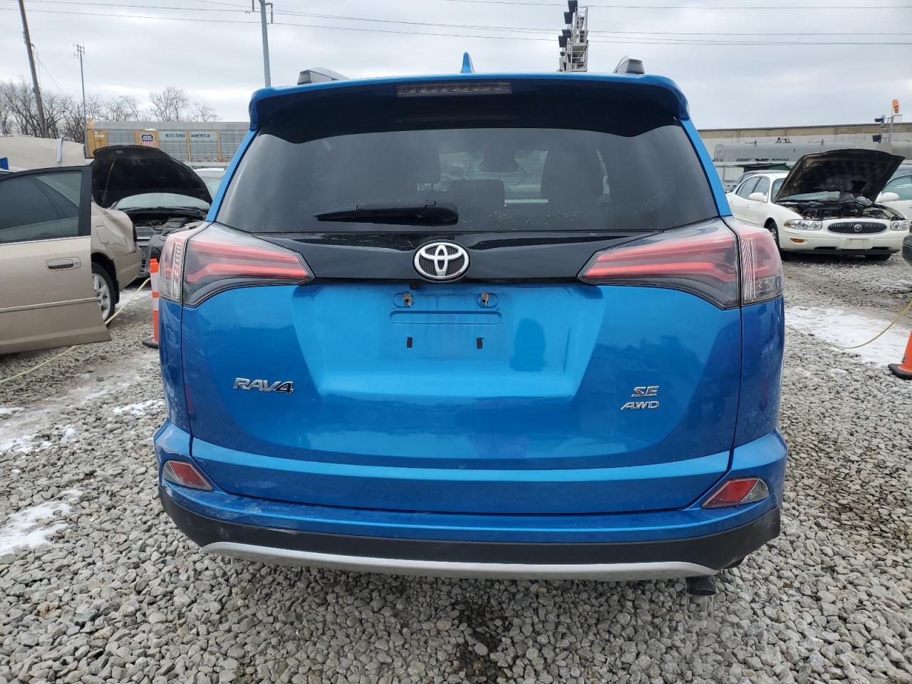 2016 Toyota RAV 4 VIN 2T3JFREV9GW448299 Copart auction photo, front end damage thumbnail 6
