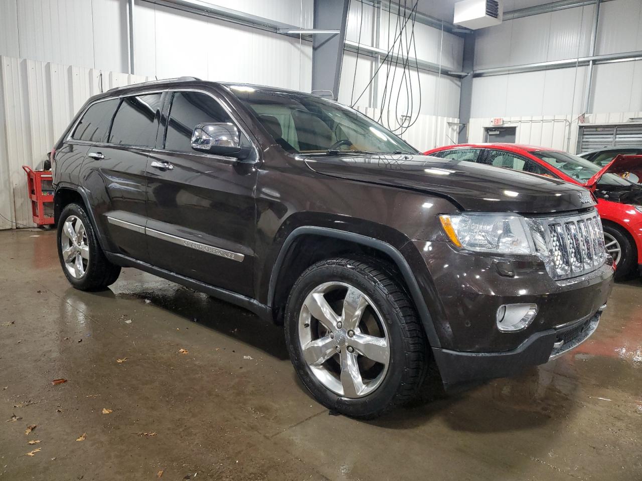 2013 Jeep Grand Cherokee VIN 1C4RJFCT7DC581742 Copart auction photo, rear end damage thumbnail 4