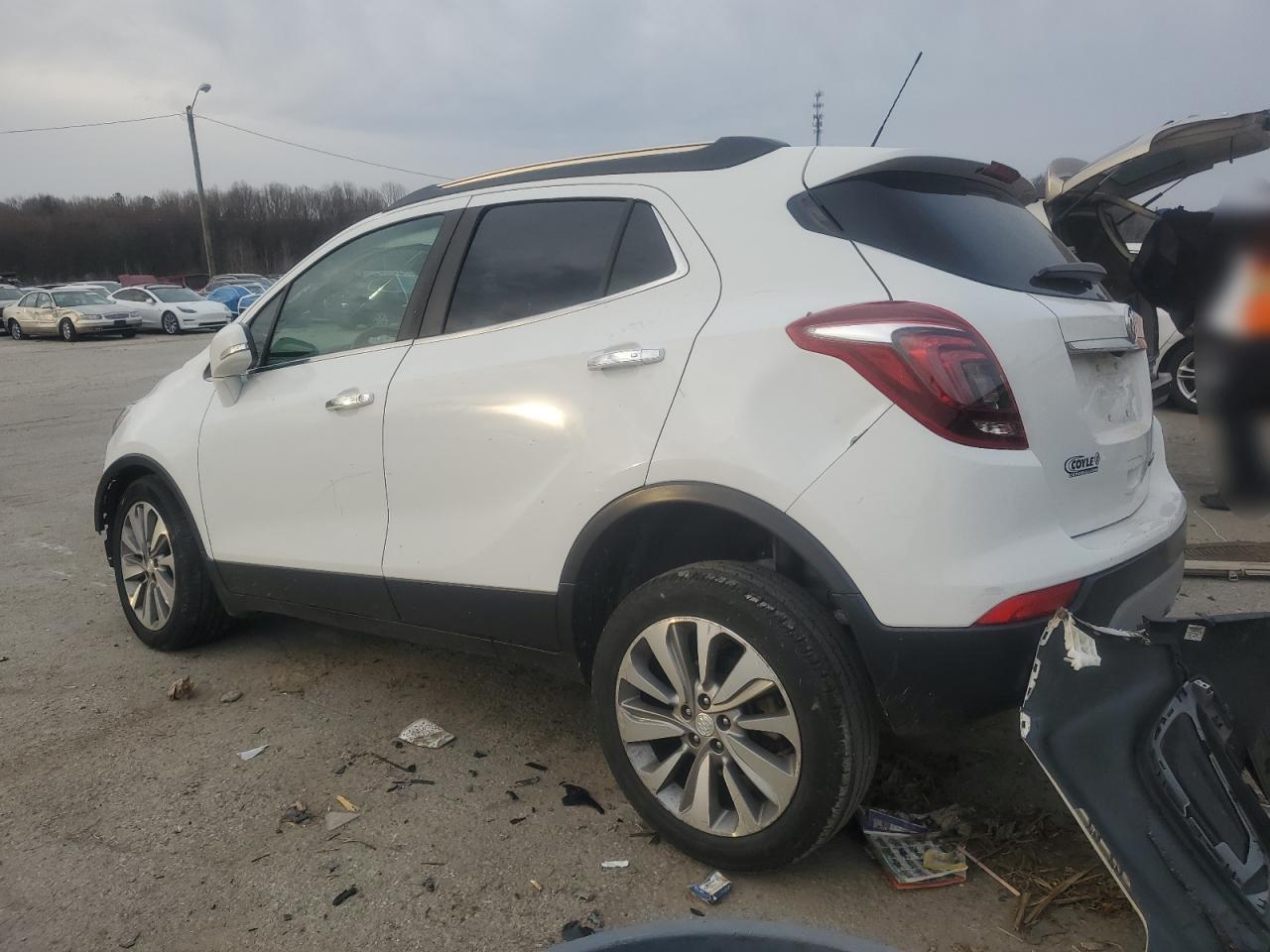 2019 Buick Encore VIN KL4CJASB0KB724450 Copart auction photo, front end / side damage thumbnail 2