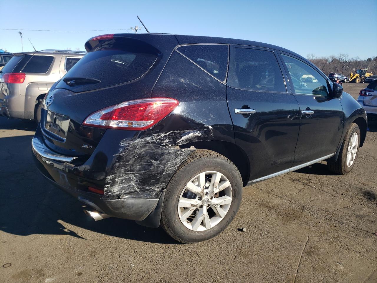 2011 Nissan Murano VIN JN8AZ1MW0BW166053 Copart auction photo, rear end damage thumbnail 3