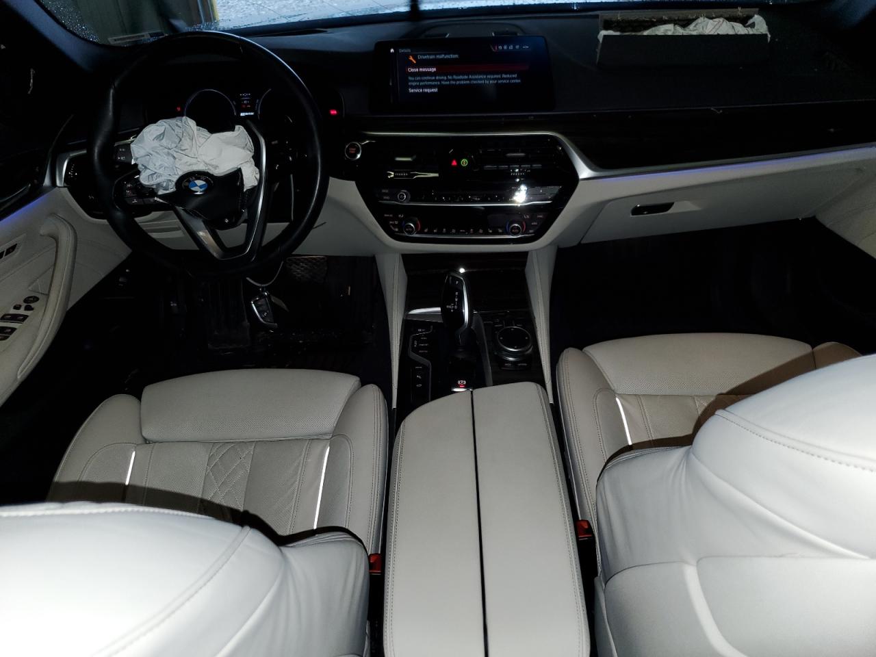 2019 BMW 5er VIN WBAJB1C5XKB376172 Copart auction photo, side / front end damage thumbnail 8