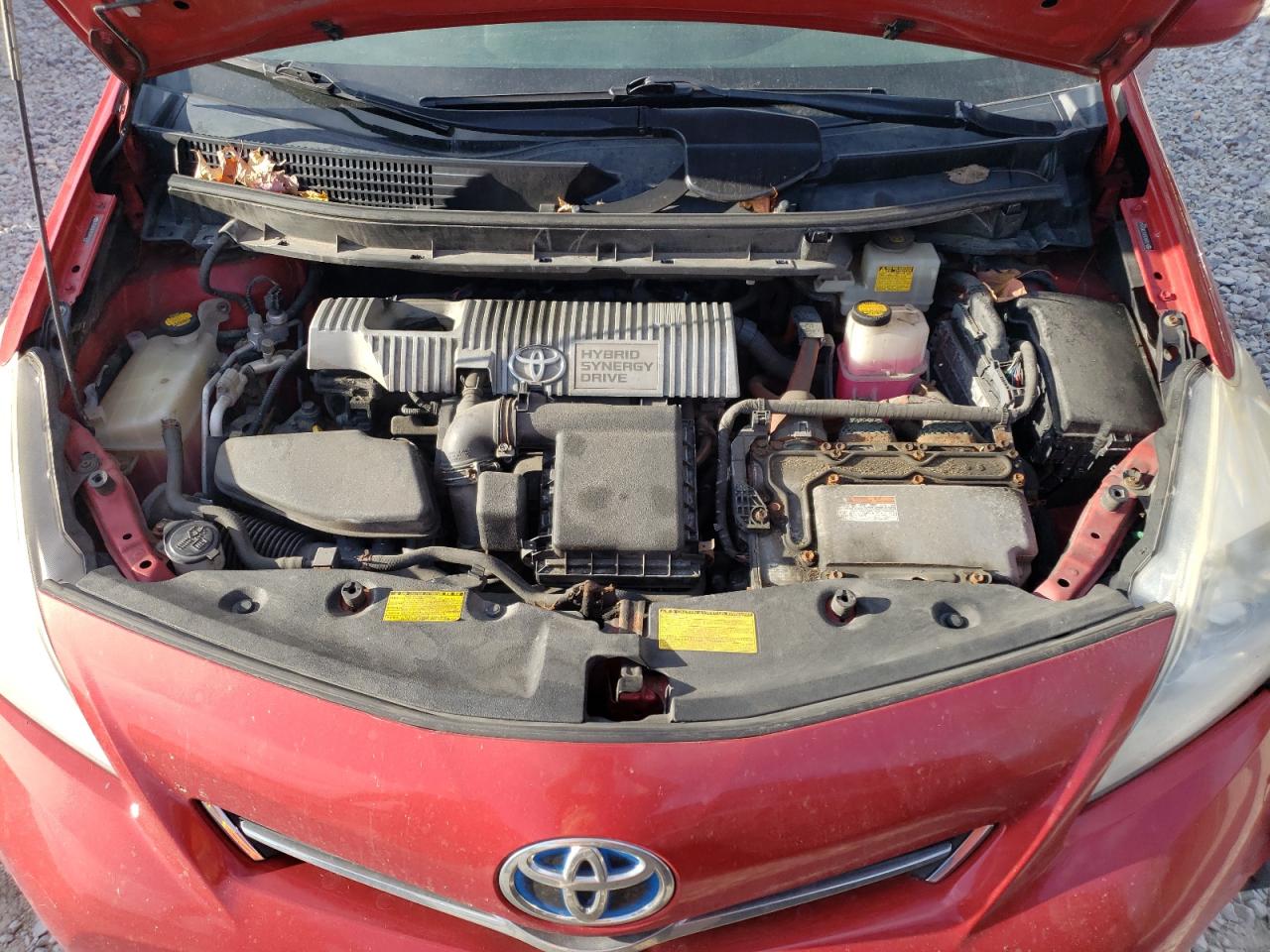 2012 Toyota Prius VIN JTDZN3EU5C3102340 Copart auction photo, front end damage thumbnail 13
