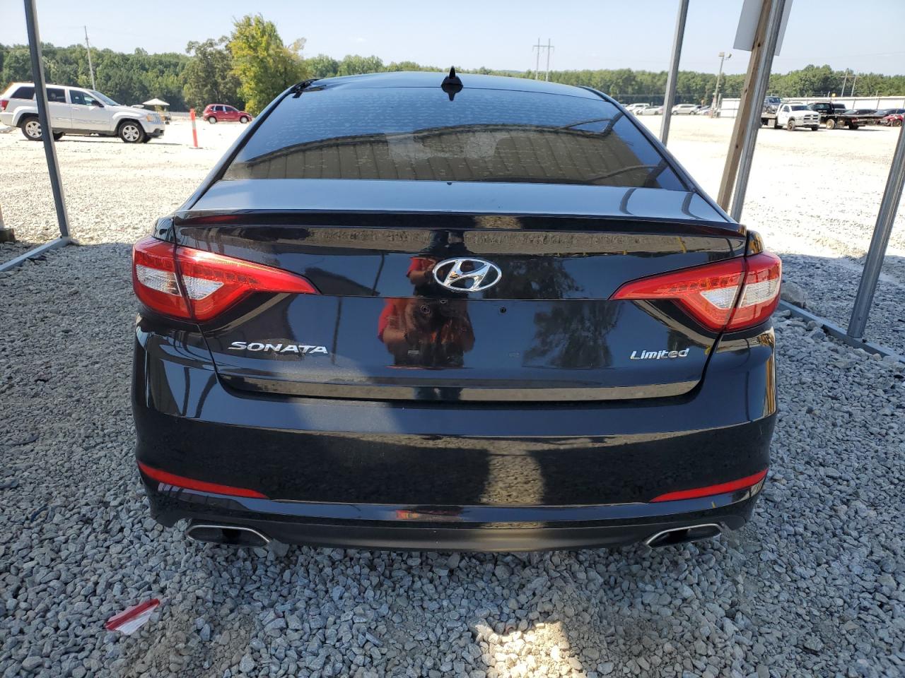 2015 Hyundai Sonata VIN 5NPE34AF7FH223350 Copart auction photo, rollover damage thumbnail 6