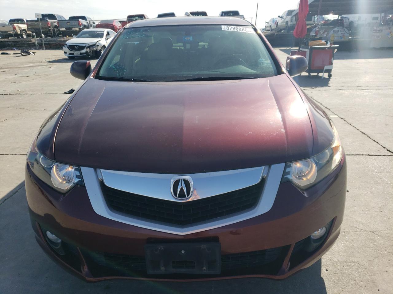 2009 Acura TSX VIN JH4CU26669C036780 Copart auction photo, rear end damage thumbnail 5