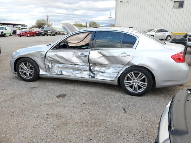 2013 Infiniti G VIN JN1CV6AP8DM722735 Copart auction photo, side damage thumbnail 2