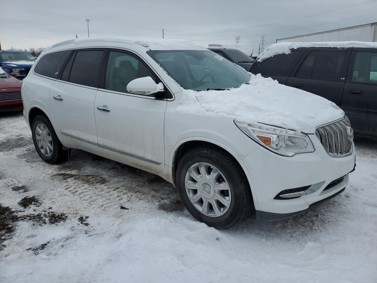 2017 Buick Enclave VIN 5GAKRBKD1HJ329923 Copart auction photo, front end damage thumbnail 4