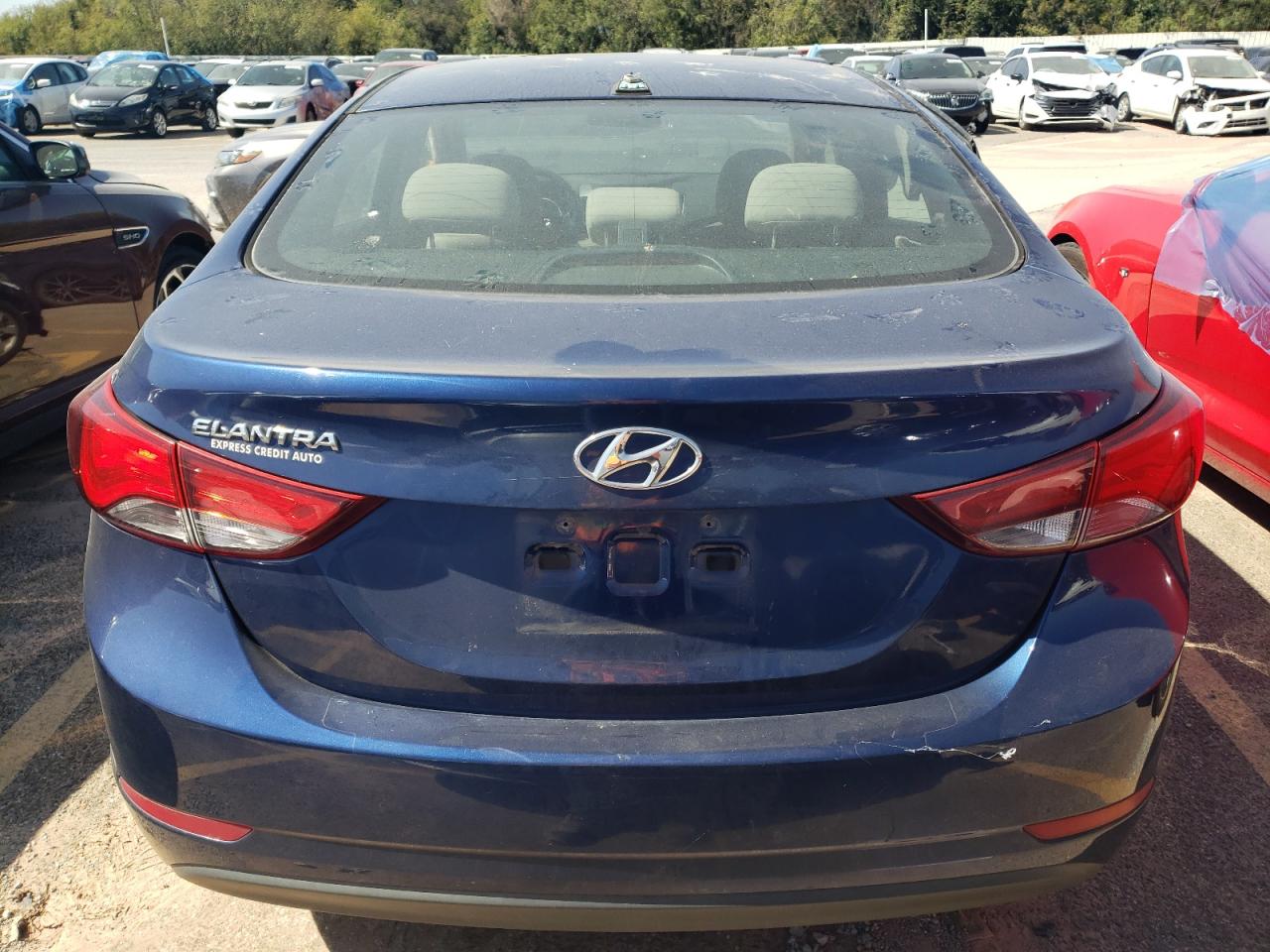 2015 Hyundai Elantra VIN 5NPDH4AE8FH650976 Copart auction photo, side / minor dent/scratches damage thumbnail 6