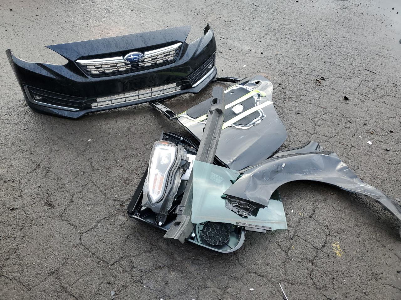 2020 Subaru Impreza VIN 4S3GTAU62L3726567 Copart auction photo, side / front end damage thumbnail 12