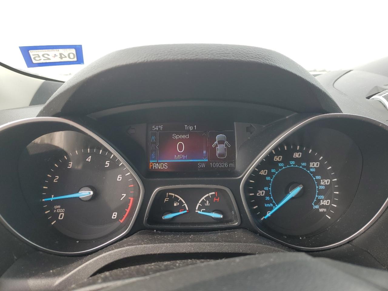 2014 Ford Escape VIN 1FMCU0JX7EUE21660 Copart auction photo, front end / side damage thumbnail 9