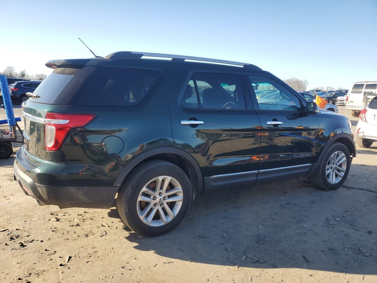 2013 Ford Explorer VIN 1FM5K7D84DGB51604 Copart auction photo, front end / side damage thumbnail 3