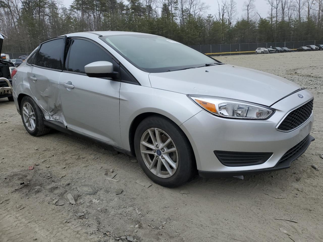 2018 Ford Focus VIN 1FADP3F27JL202346 Copart auction photo, side damage thumbnail 4