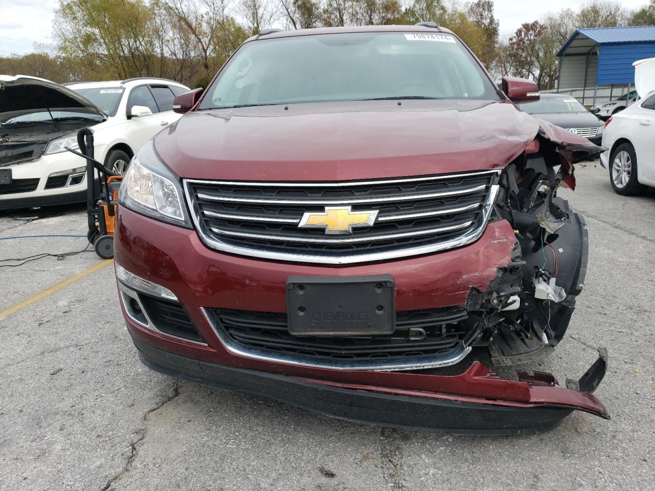 2017 Chevrolet Traverse VIN 1GNKVHKD7HJ281784 Copart auction photo, front end damage thumbnail 5