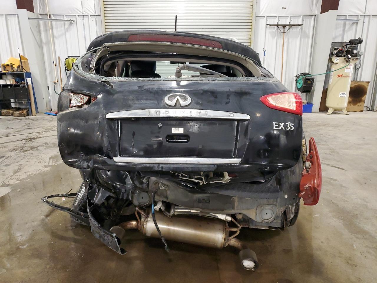 2011 Infiniti EX VIN JN1AJ0HR4BM850538 Copart auction photo, rear end / side damage thumbnail 6