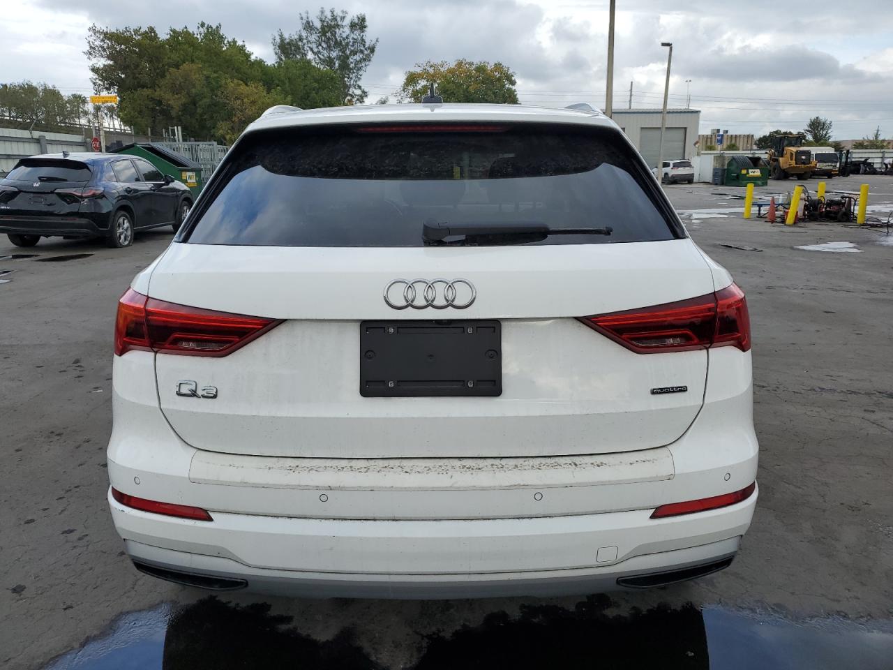 2020 Audi Q3 VIN WA1AECF30L1045294 Copart auction photo, front end / frame damage damage thumbnail 6