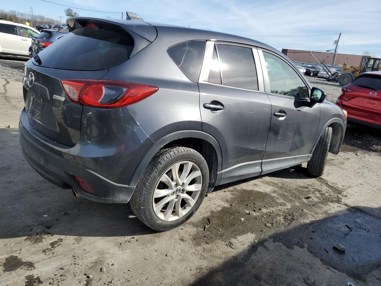 2014 Mazda CX-5 VIN JM3KE4DY1E0380112 Copart auction photo, front end / minor dent/scratches damage thumbnail 3