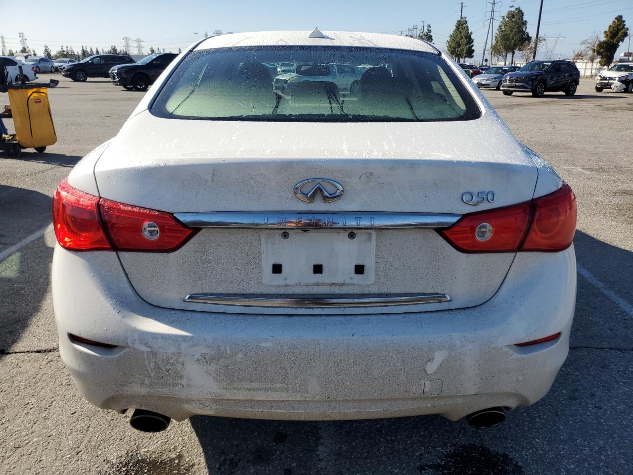 2017 Infiniti Q50 VIN JN1CV7AP6HM642121 Copart auction photo, mechanical / minor dent/scratches damage thumbnail 6