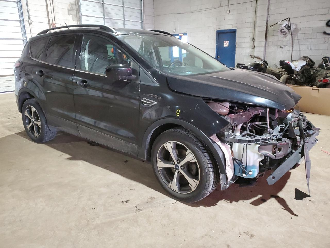 2018 Ford Escape VIN 1FMCU0HD6JUA53140 Copart auction photo, front end damage thumbnail 4