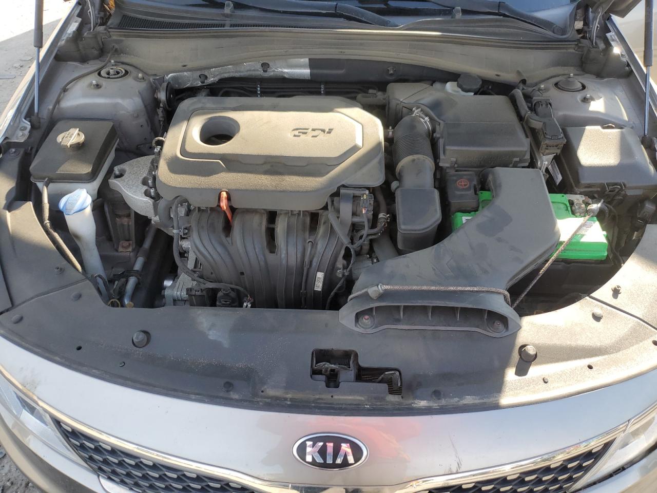 2016 KIA Optima VIN 5XXGU4L37GG065372 Copart auction photo, all over damage thumbnail 11