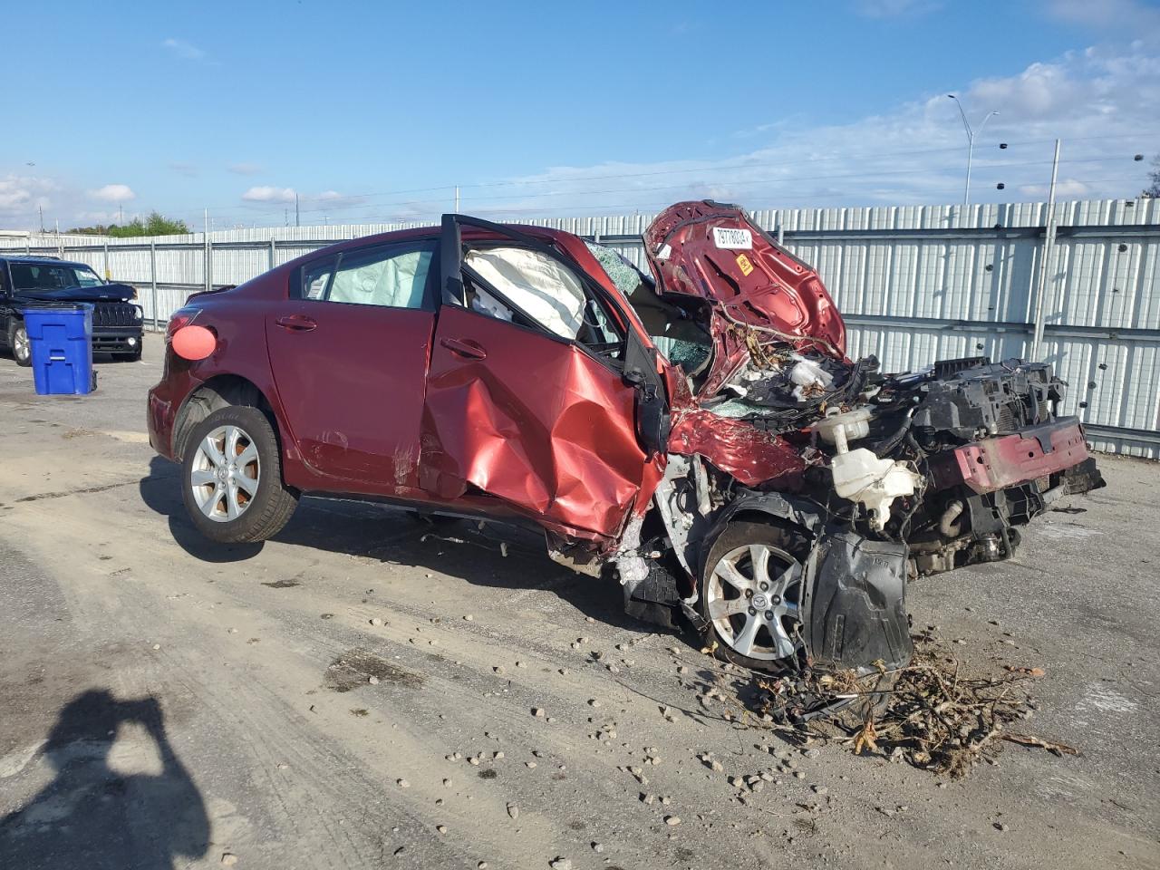 2010 Mazda 3 VIN JM1BL1SG8A1145525 Copart auction photo, all over damage thumbnail 4