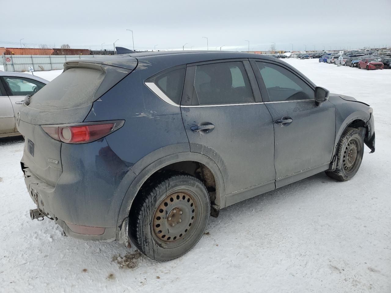 2017 Mazda CX-5 VIN JM3KFABL5H0140438 Copart auction photo, front end / rear end damage thumbnail 3
