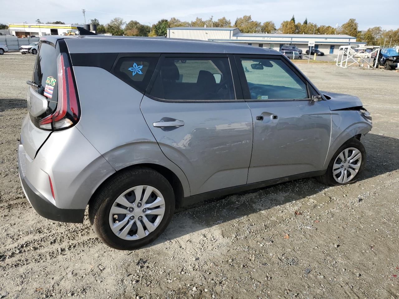 2023 KIA Soul VIN KNDJ23AU7P7842224 Copart auction photo, front end / side damage thumbnail 3