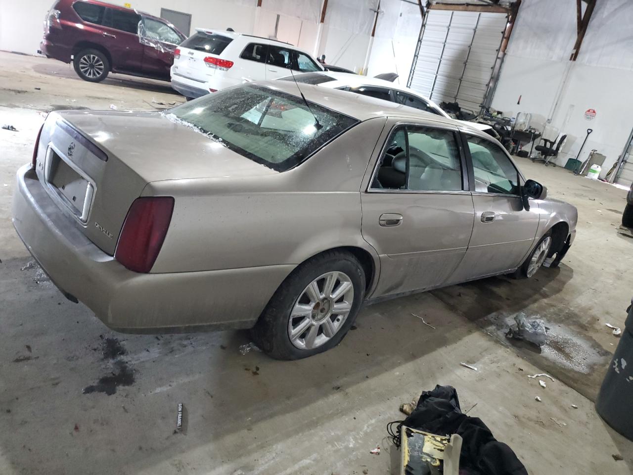 2004 Cadillac De Ville VIN 1G6KD54Y24U233633 Copart auction photo, all over damage thumbnail 3