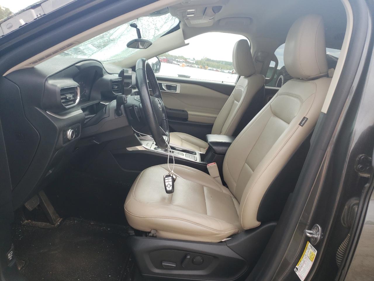 2020 Ford Explorer VIN 1FMSK7DH1LGA88379 Copart auction photo, top/roof damage thumbnail 7