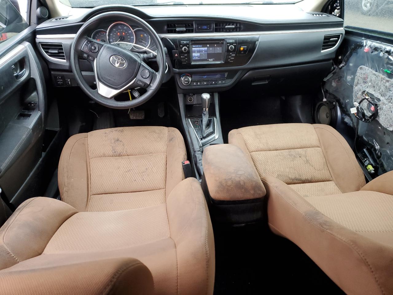 2014 Toyota Corolla VIN 5YFBURHE4EP004468 Copart auction photo, all over damage thumbnail 8