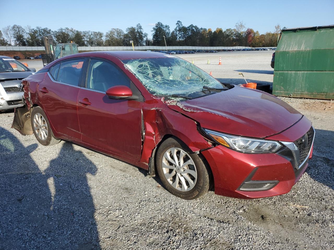 2020 Nissan Sentra VIN 3N1AB8CV9LY227642 Copart auction photo, all over damage thumbnail 4