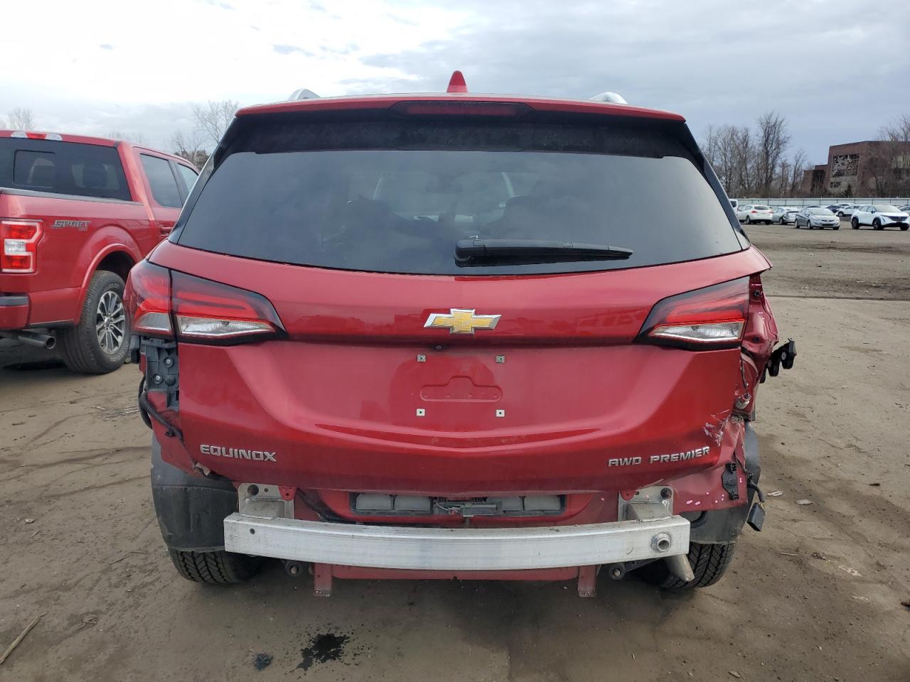 2022 Chevrolet Equinox VIN 3GNAXXEV3NS106575 Copart auction photo, rear end damage thumbnail 6