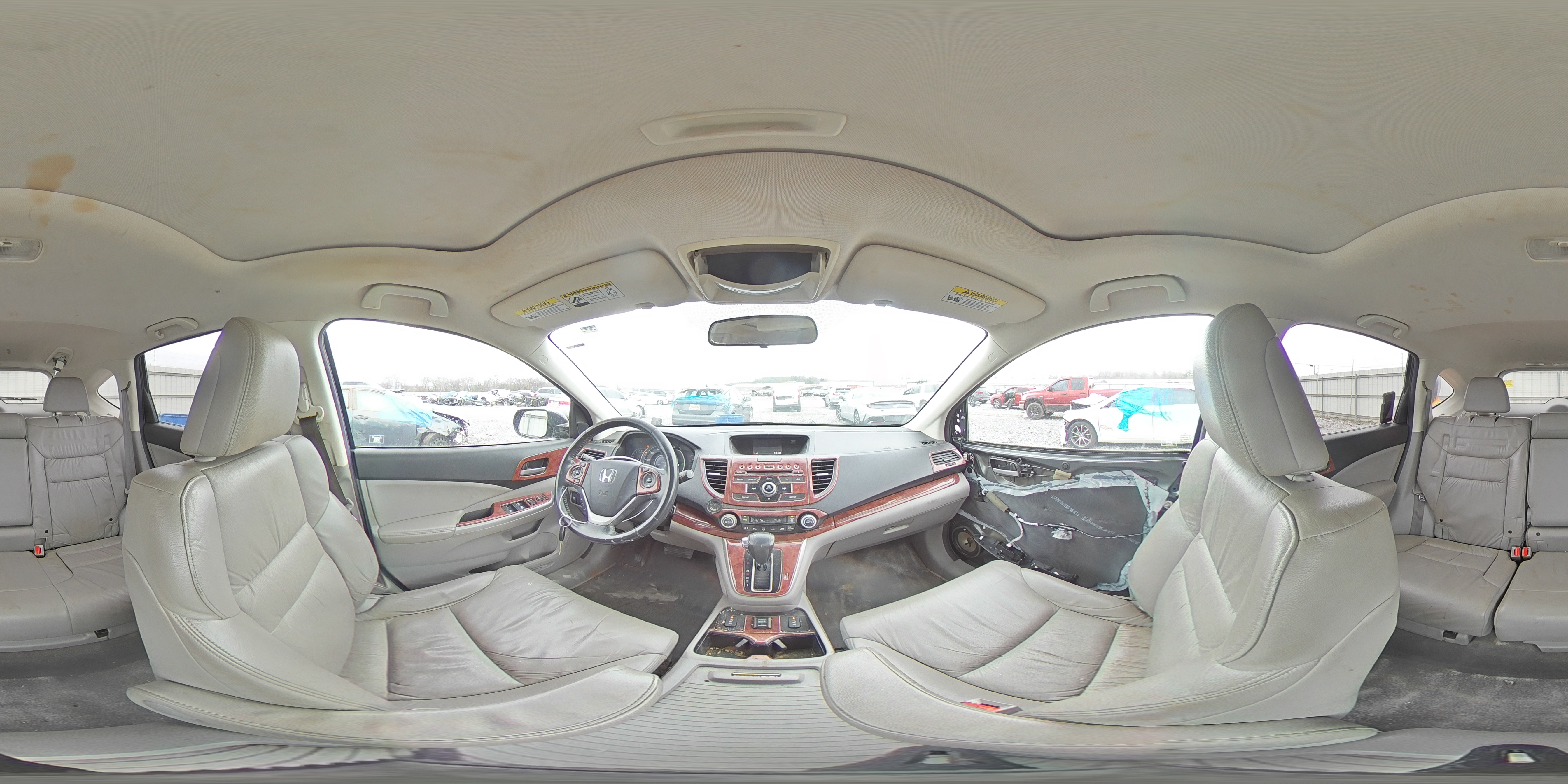 2012 Honda CR-V VIN 5J6RM3H70CL014301 Copart auction photo, front end damage thumbnail 14