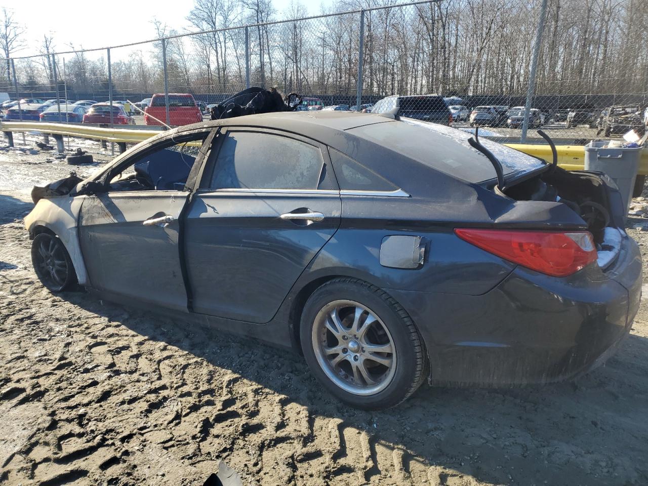 2011 Hyundai Sonata VIN 5NPEC4AC3BH123231 Copart auction photo, burn damage thumbnail 2