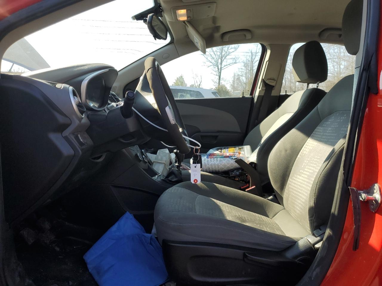 2017 Chevrolet Sonic VIN 1G1JA5SH8H4144071 Copart auction photo, front end / rear end damage thumbnail 7