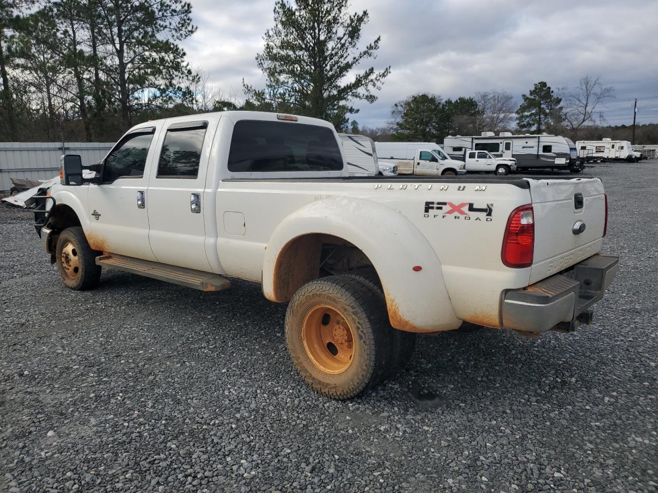 2013 Ford F350 VIN 1FT8W3DT7DEB17252 Copart auction photo, front end damage thumbnail 2