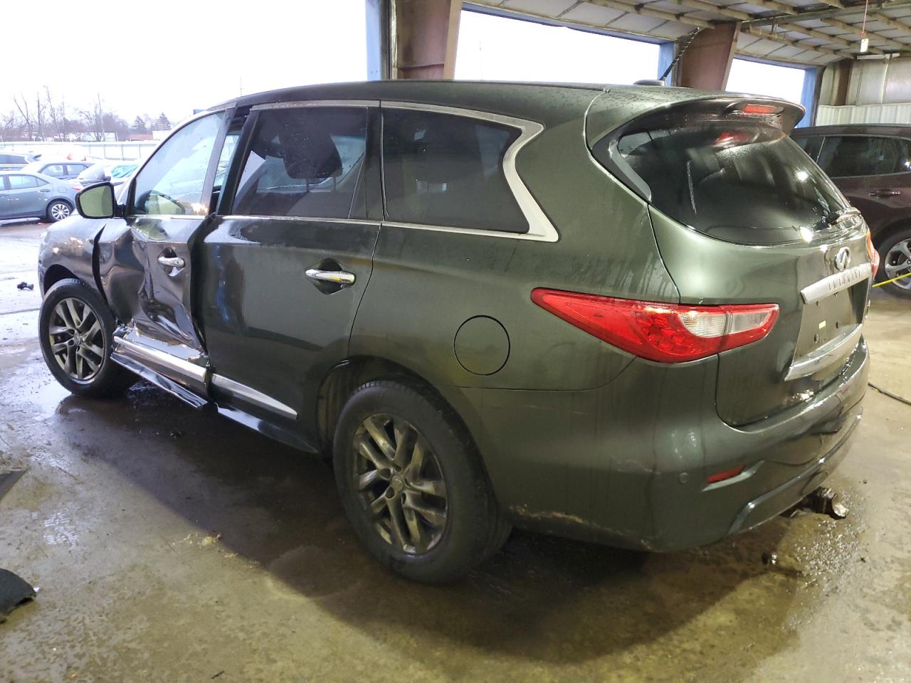 2013 Infiniti JX VIN 5N1AL0MM0DC303630 Copart auction photo, front end / side damage thumbnail 2