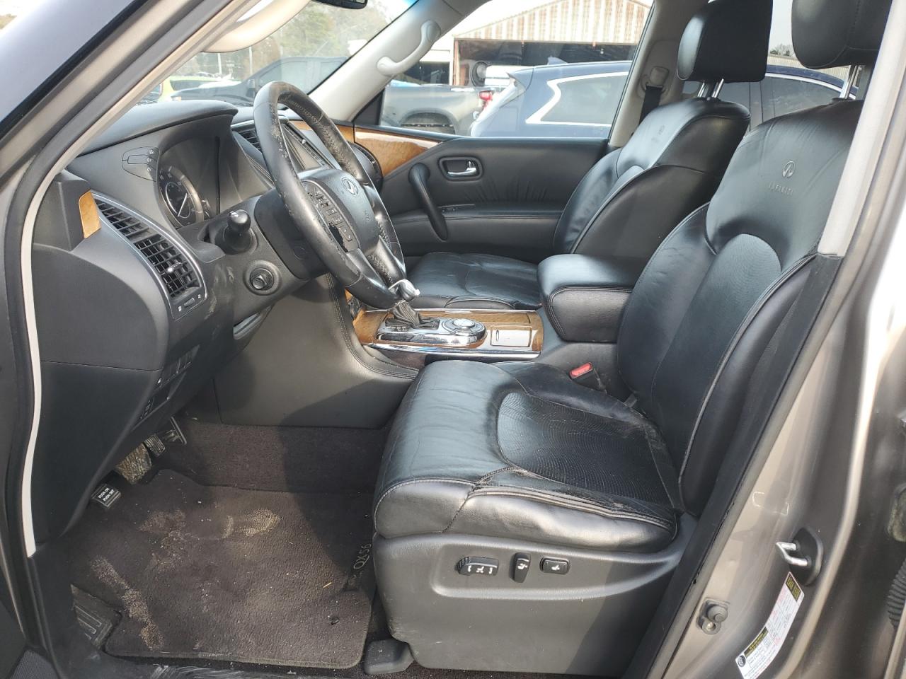 2013 Infiniti QX56 VIN JN8AZ2NF1D9550722 Copart auction photo, front end damage thumbnail 7