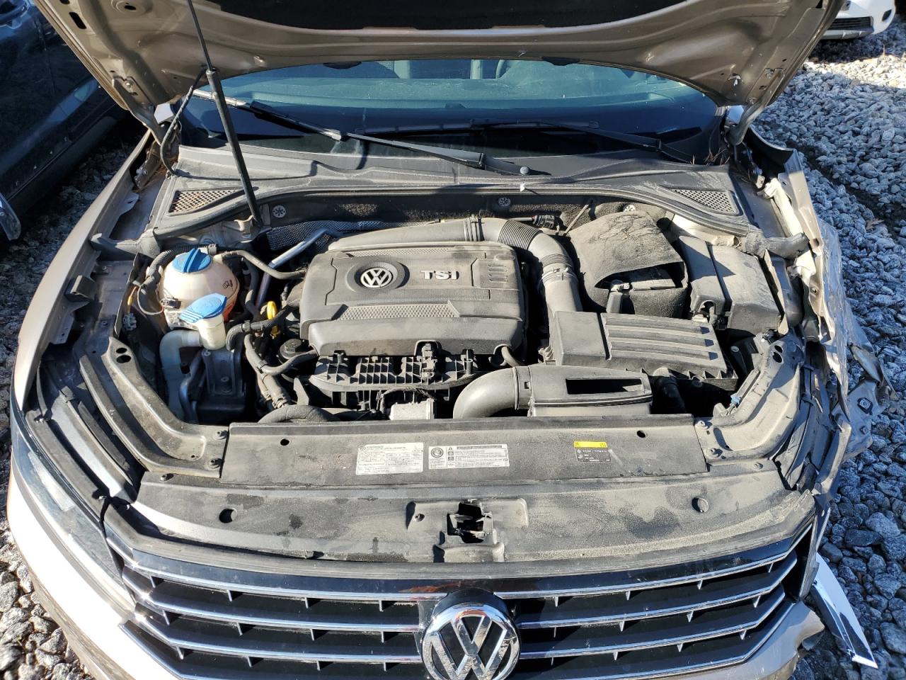 2016 Volkswagen Passat VIN 1VWAT7A35GC061377 Copart auction photo, front end / undercarriage damage thumbnail 11