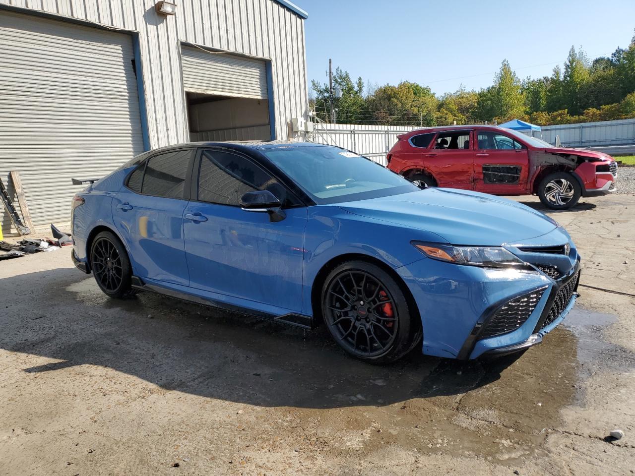 2022 Toyota Camry VIN 4T1KZ1AK8NU066330 Copart auction photo, side damage thumbnail 4