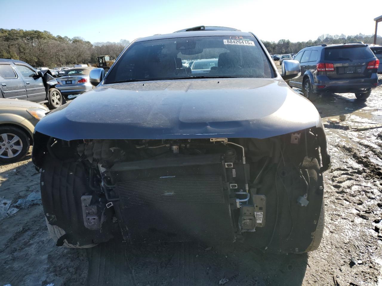 2021 Dodge Durango VIN 1C4RDJEG3MC766249 Copart auction photo, front end damage thumbnail 5