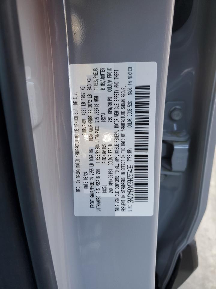 2025 Mazda CX-30 VIN 3MVDMBCM3SM757439 Copart auction photo, undercarriage / hail damage thumbnail 13