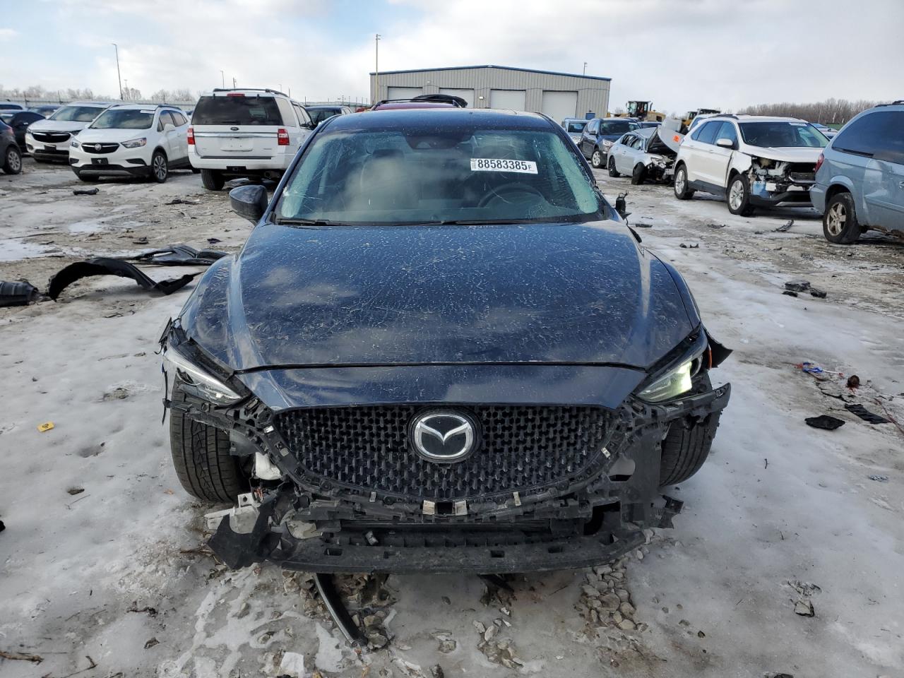 2021 Mazda 6 VIN JM1GL1TY8M1619748 Copart auction photo, front end / side damage thumbnail 5