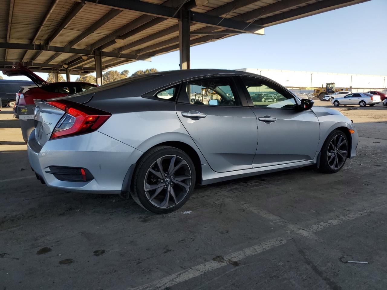 2020 Honda Civic VIN 19XFC2F81LE209334 Copart auction photo, front end damage thumbnail 3