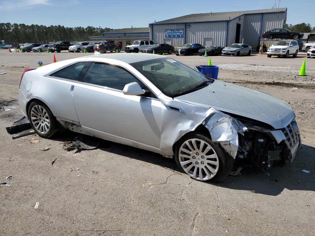 2012 Cadillac CTS VIN 1G6DJ1E37C0148306 Copart auction photo, all over / mechanical damage thumbnail 4